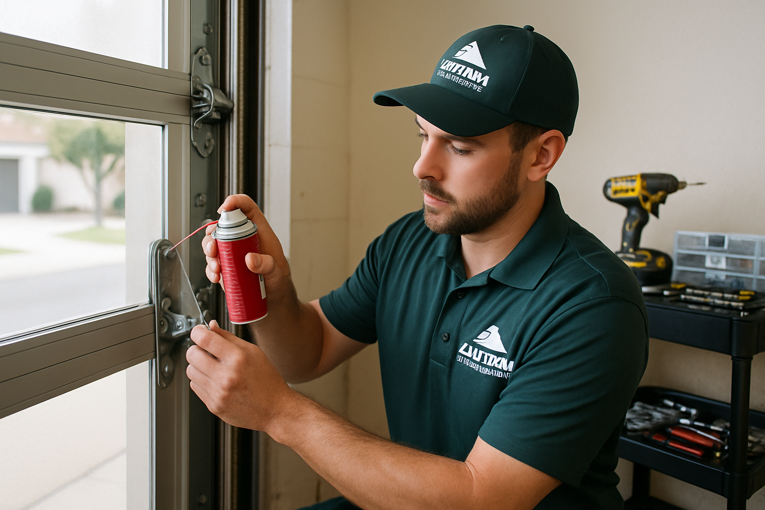 Garage door service in Downey