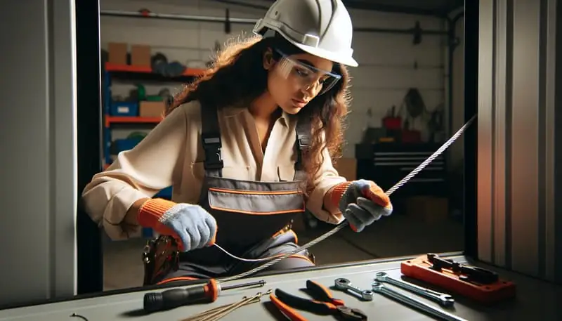 Garage Door Cable Repair — McCampbell