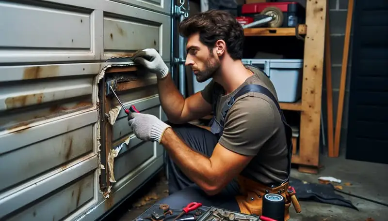 Garage Door Panel Replacement — Bell