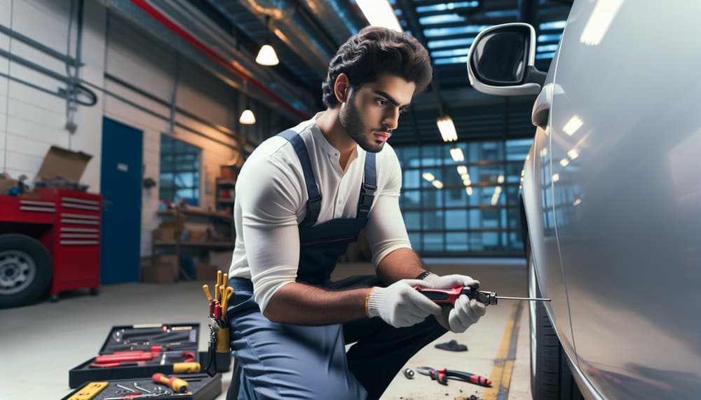 Garage door work in Downey