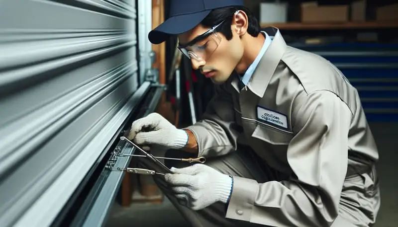 Garage Door Track Repair — Los Nietos